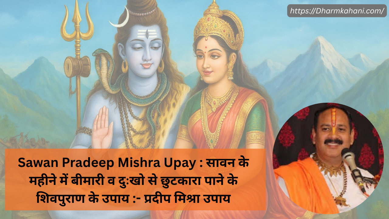 Sawan Pradeep Mishra Upay 2025: सावन के महीने में बीमारी व दुःखो से छुटकारा पाने के शिवपुराण के उपाय :- प्रदीप मिश्रा उपाय