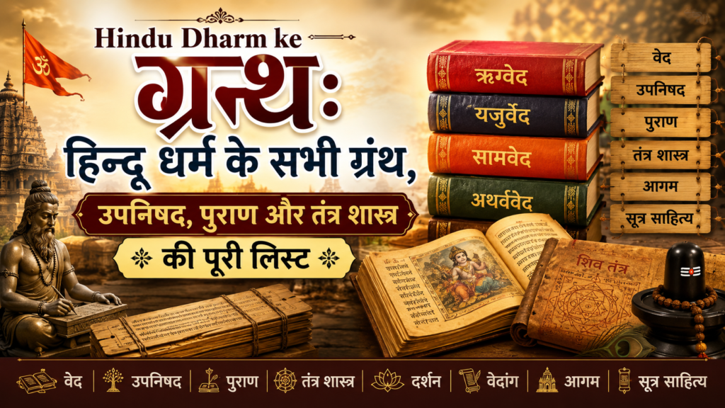 Hindu Dharm ke Granth: हिन्दू धर्म के सभी ग्रंथ, उपनिषद, पुराण और तंत्र शास्त्र की पूरी लिस्ट